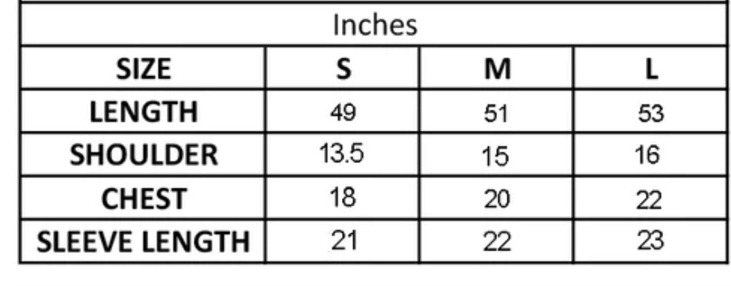 Emerald Green Long Sleeve Wavy Maxi Dress Chart