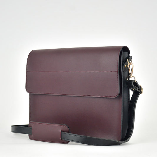 Laptop Bag Maroon (UNISEX) - astorebags.pk
