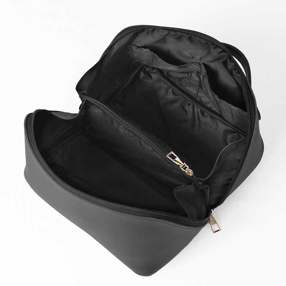 Large Capacity Travel Cosmetic Bag Black - astorebags.pk