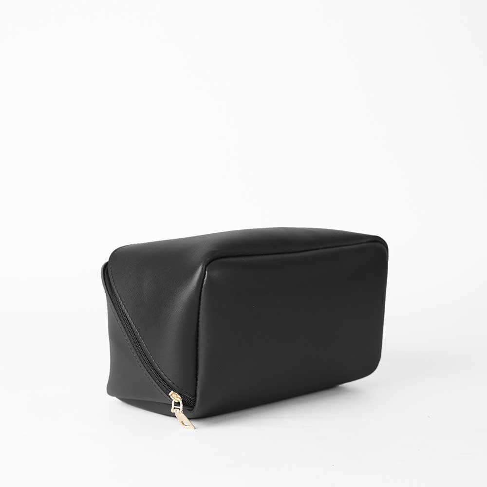 Large Capacity Travel Cosmetic Bag Black - astorebags.pk