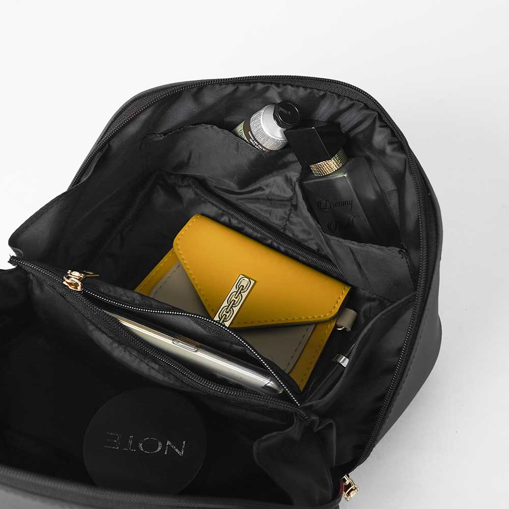 Large Capacity Travel Cosmetic Bag Black - astorebags.pk