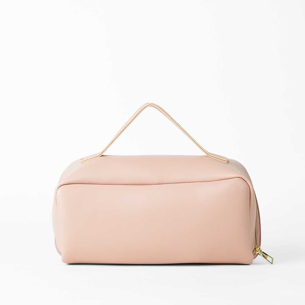 Large Capacity Travel Cosmetic Bag Peach - astorebags.pk