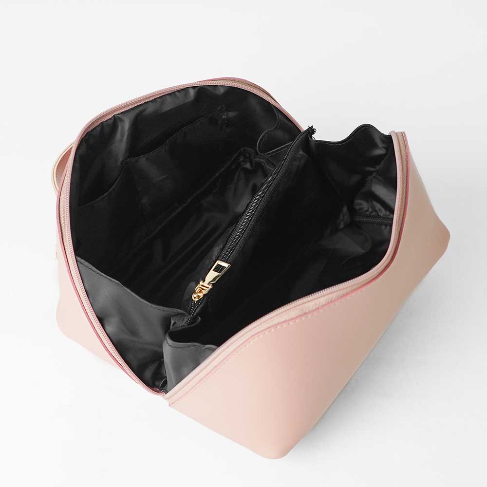 Large Capacity Travel Cosmetic Bag Peach - astorebags.pk