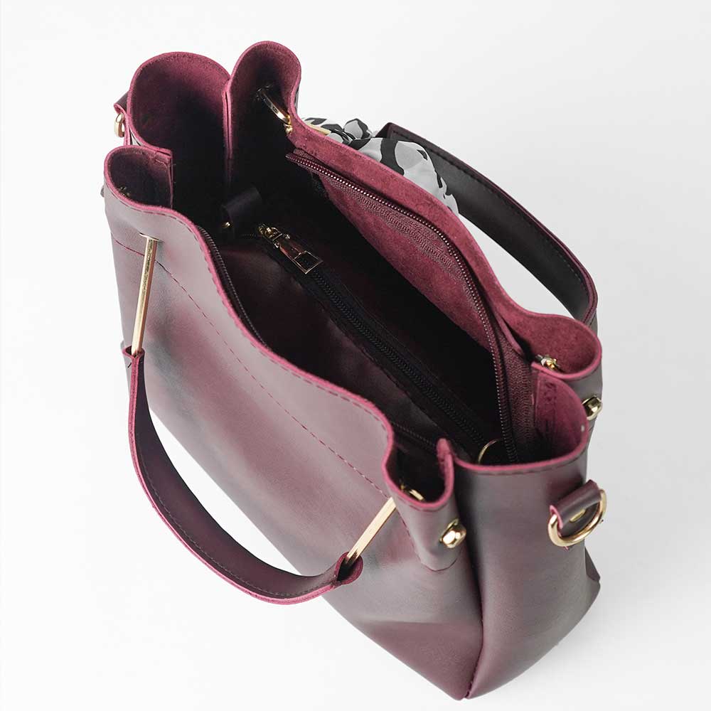 Mini Emerald set of 2 Bag Maroon - astorebags.pk