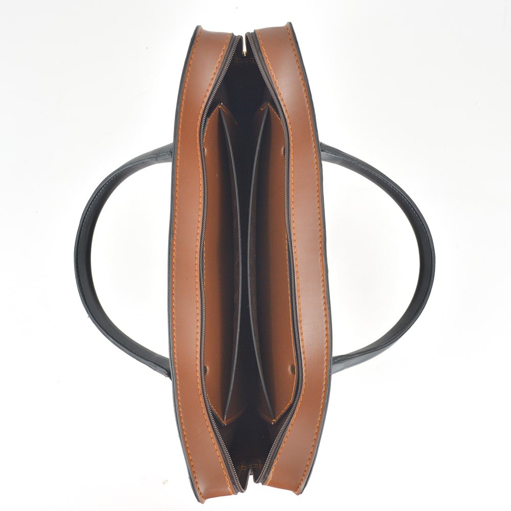 Multi Pockets Laptop Bag (Brown) - astorebags.pk