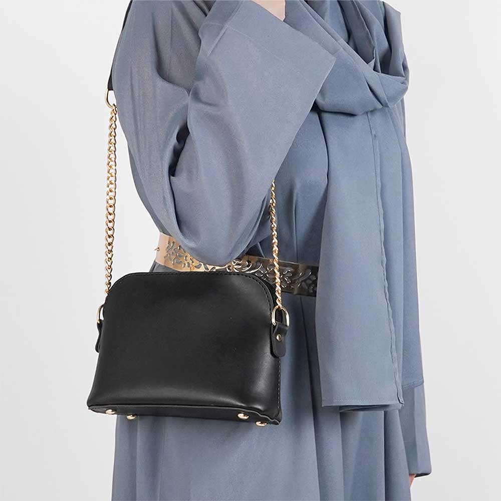 Pouch Size Shoulder Bag Black - astorebags.pk