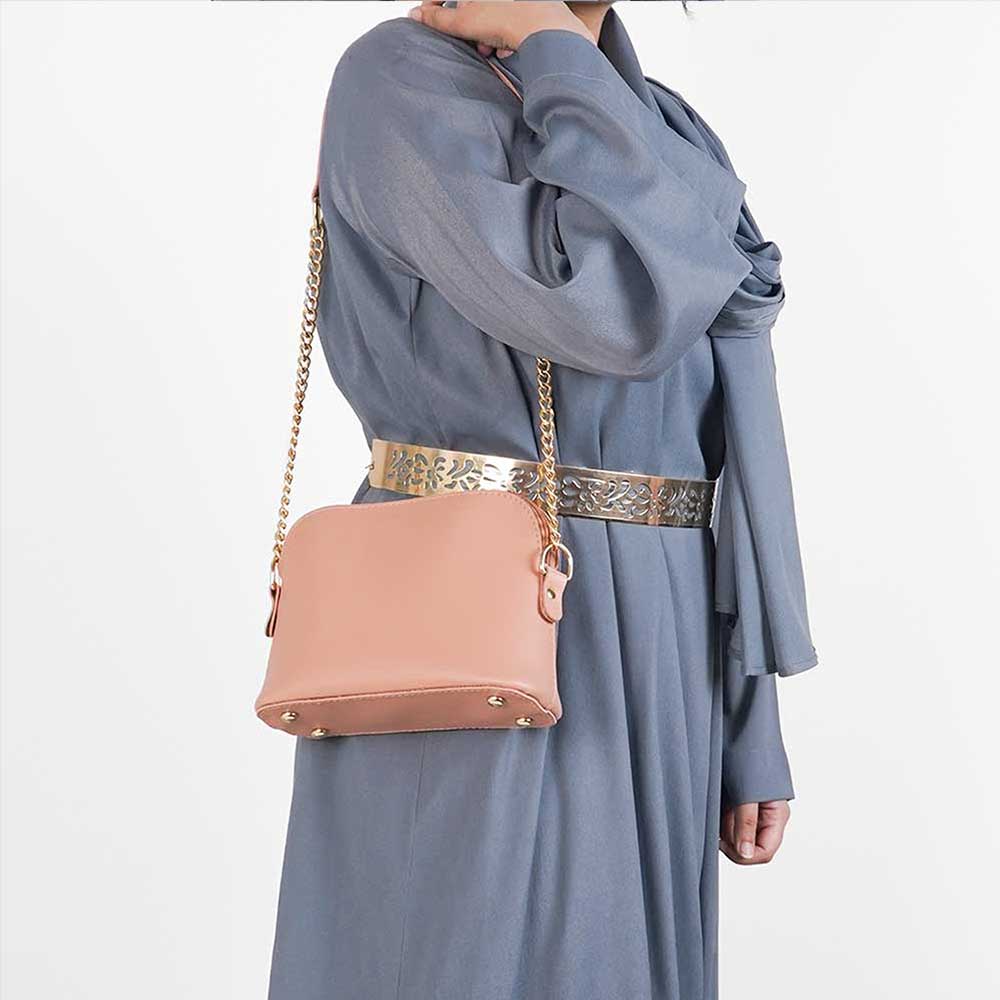 Pouch Size Shoulder Bag Peach - astorebags.pk