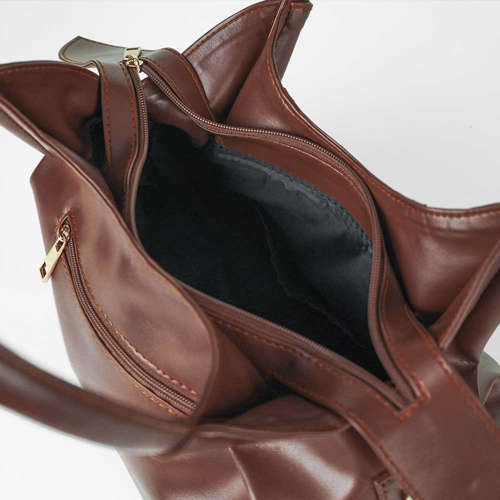 Scrunchie Bag Brown - astorebags.pk