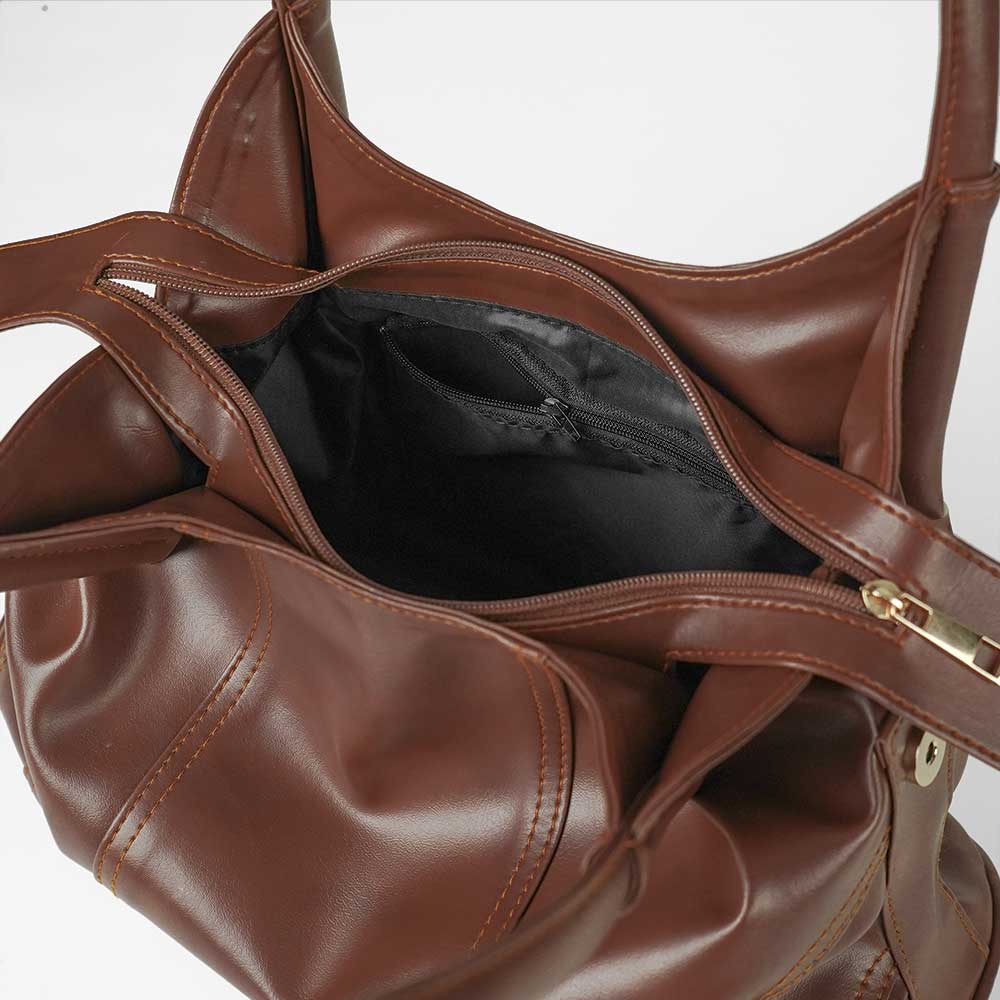 Scrunchie Bag Brown - astorebags.pk