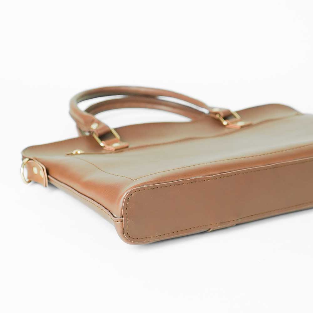 Slik Laptop Bag Brown - astorebags.pk
