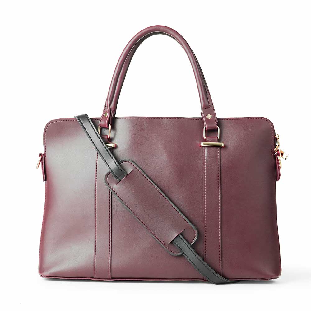 Slik Laptop Bag Maroon - astorebags.pk