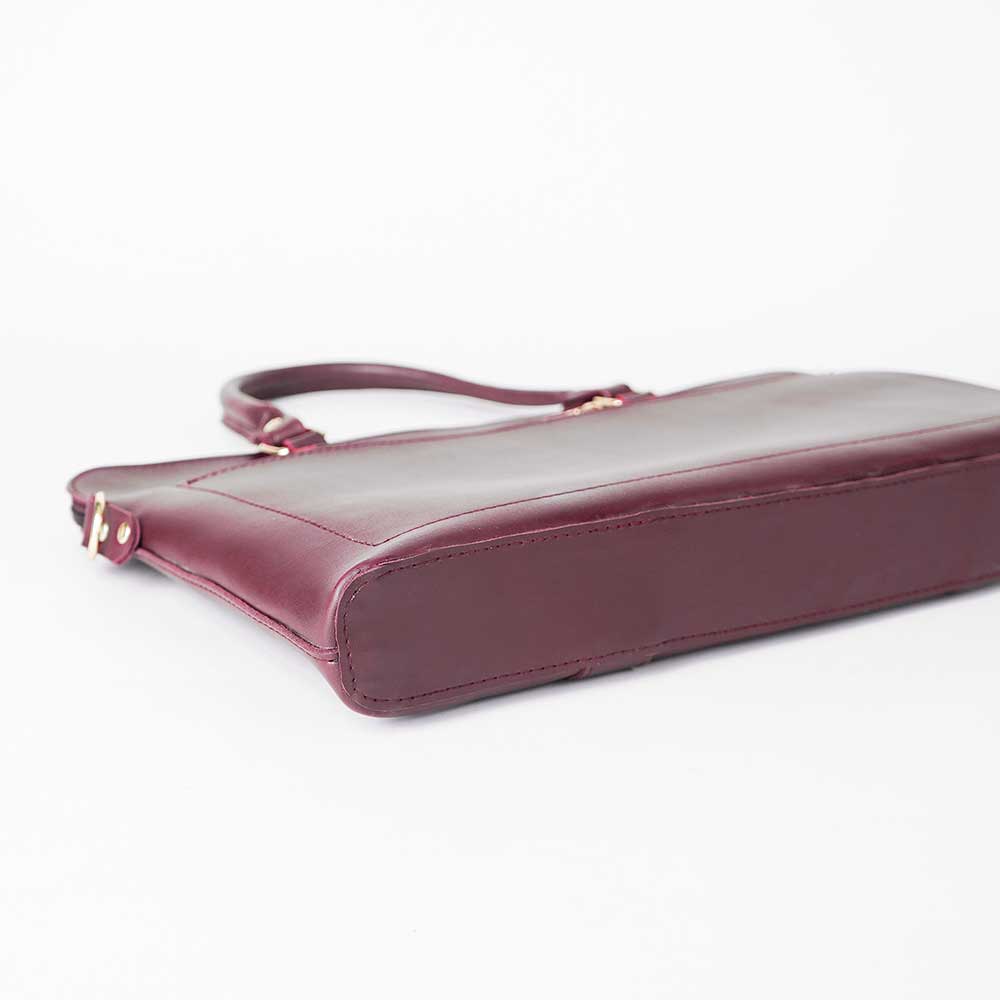 Slik Laptop Bag Maroon - astorebags.pk