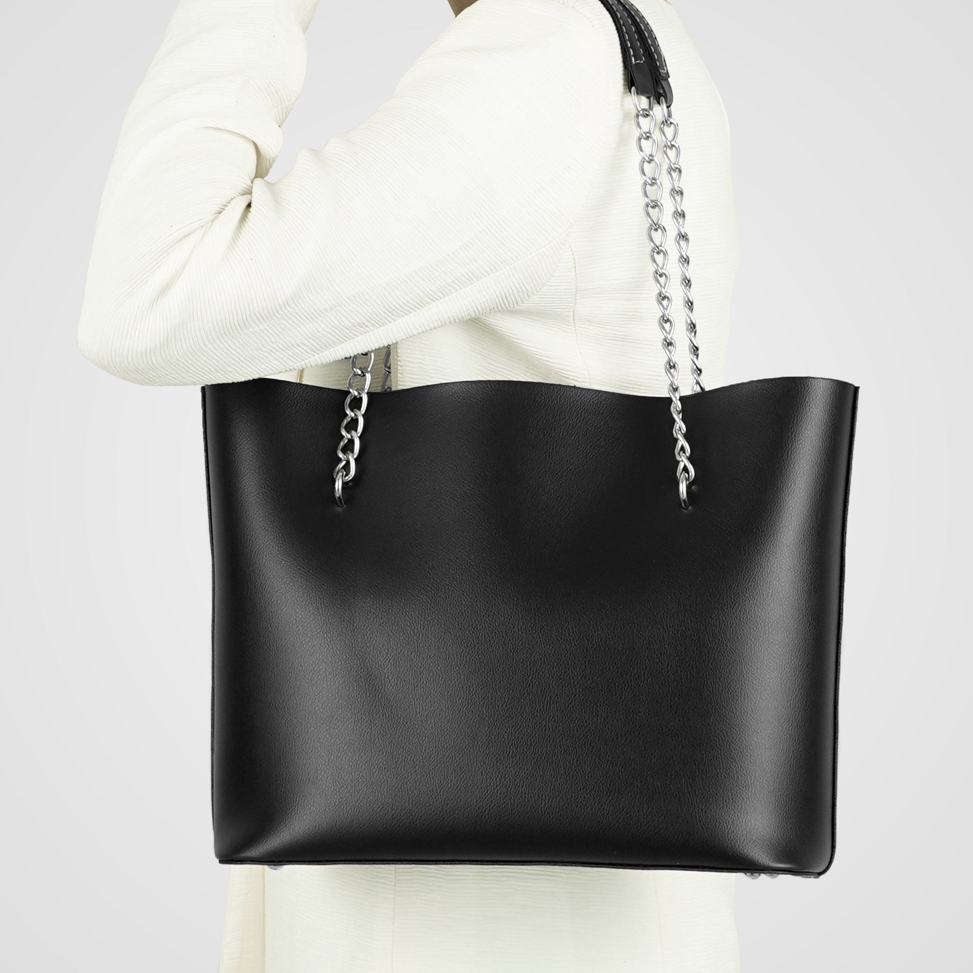 Verona Tote Bag Black - astorebags.pk