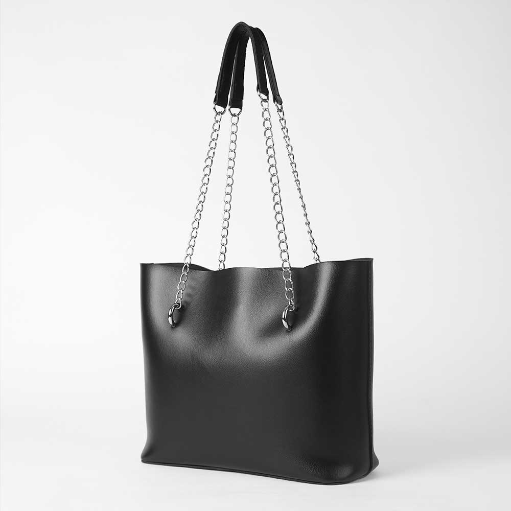 Verona Tote Bag Black - astorebags.pk
