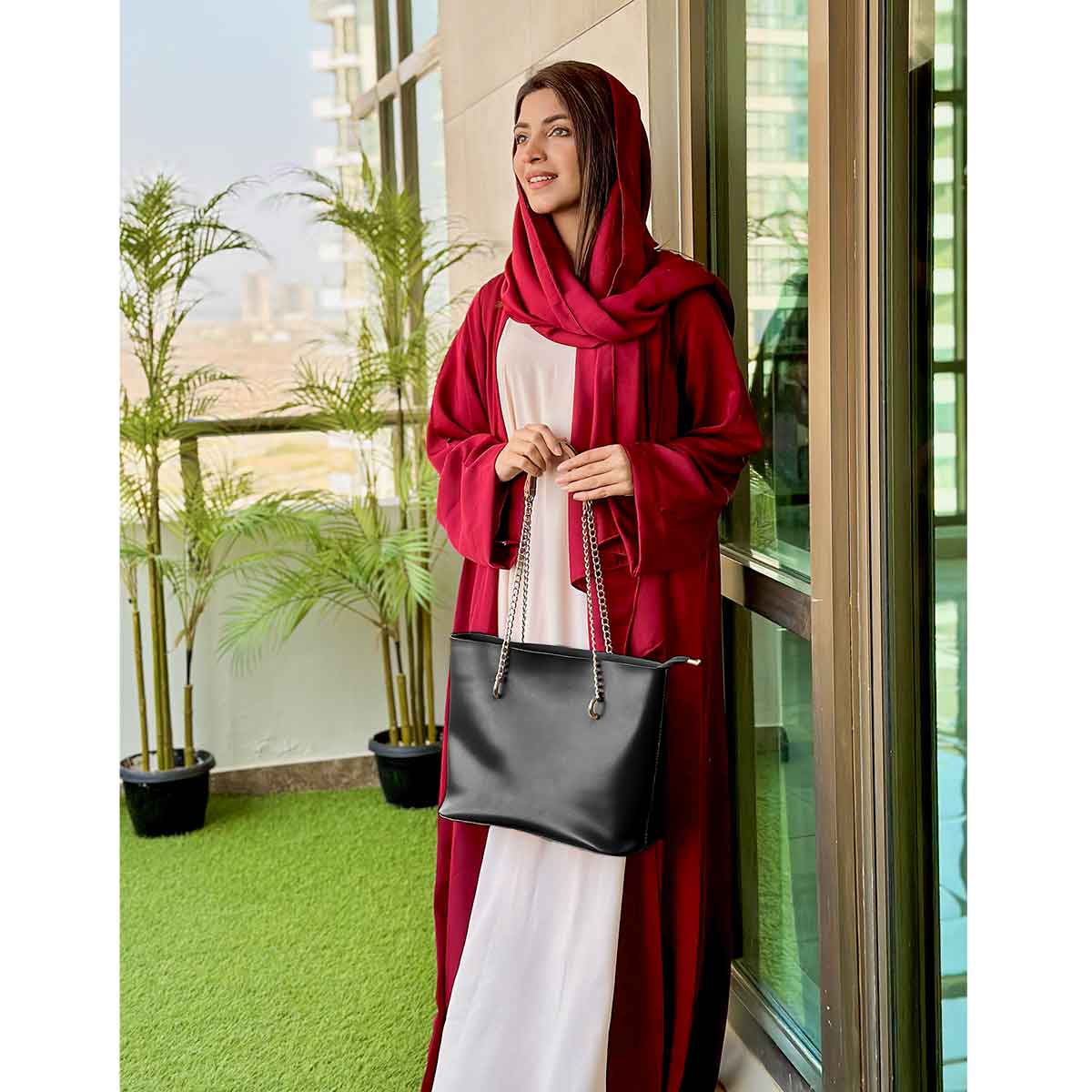 Verona Tote Bag Black - astorebags.pk